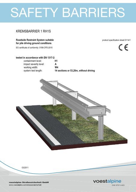 Data sheet D114 - voestalpine