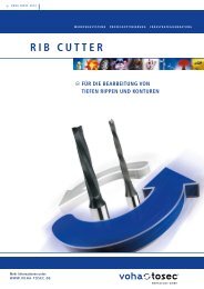 RIB CUTTER FüR dIE BEARBEITUNG VON TIEFEN RIPPEN UNd ...