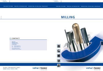 MILLING - Voha- Tosec Werkzeuge GmbH
