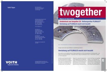 Sonderdruck Twogether 28 (2009) (de) - Voith