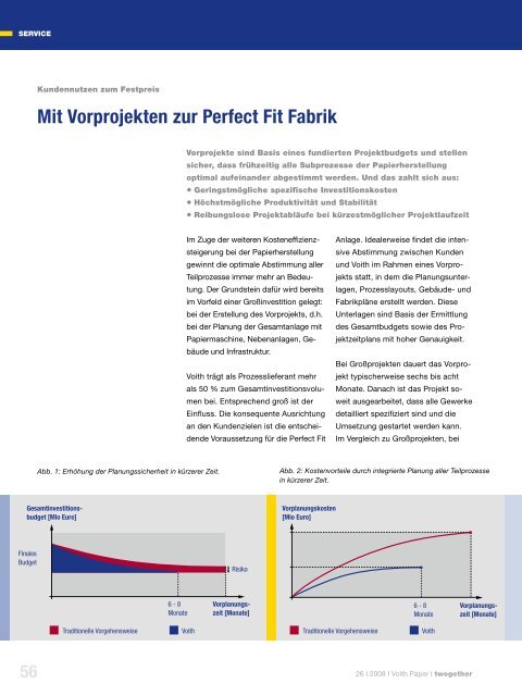 alles aus einer Hand I Sparen mit Voith  Paper  Produkten