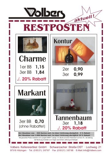 Restposten 09.cdr - Herzlich Willkommen Volbers Kellereiartikel ...