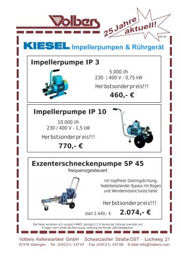 KW 40 IP+SP - Herzlich Willkommen Volbers Kellereiartikel GmbH