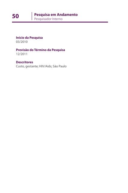 Inventário de Pesquisas e Estudos em DST/AIDS - Programa ...