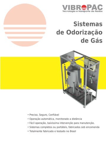 Sistemas de Odorização de Gás - Vibropac Comércio e ...