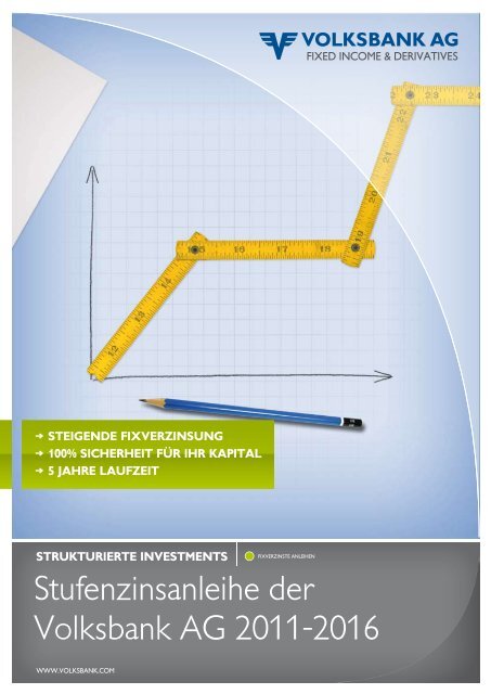 Stufenzinsanleihe der Volksbank AG 2011-2016