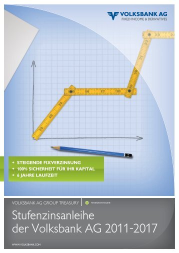 Stufenzinsanleihe der Volksbank AG 2011-2017