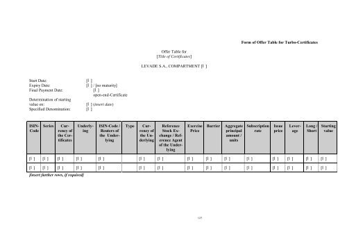 EUR 3000000000 debt issuance programme, 10 ... - Volksbank AG