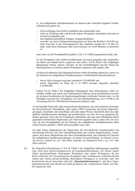 EUR 3000000000 debt issuance programme, 10 ... - Volksbank AG