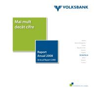 Raport anual 2008 - Volksbank AG