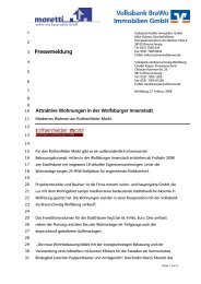 Attraktive Wohnungen in der Wolfsburger Innenstadt - Volksbank eG ...