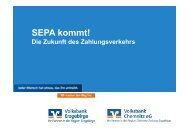 Was ist SEPA? - Volksbank Chemnitz eG