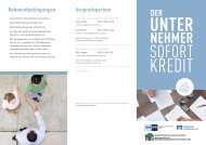 Rahmenbedingungen Ansprechpartner -  Volksbank Chemnitz eG