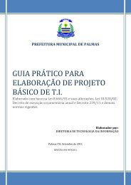 Guia Para Elaboração de Projeto Básico - Prefeitura de Palmas