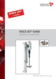 VISCO JET® VJ400 Agitateur sur statif mural