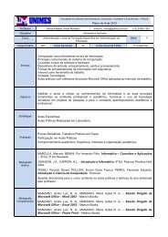 Computador como ferramenta na era da informação ... - Unimes