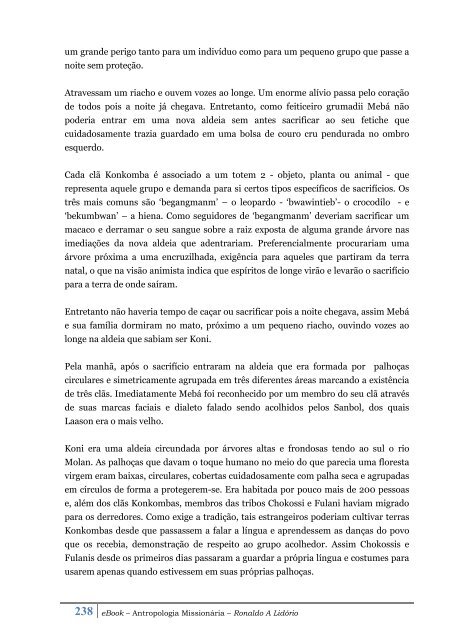 eBook - Antropologia Missionária - Ronaldo Lidorio - Juvep