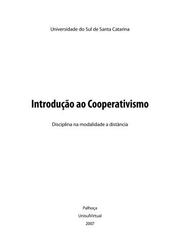 Introdução ao Cooperativismo - Unisul