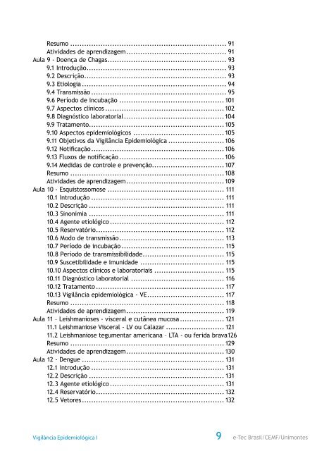 Vigilância Epidemiológica I - CEAD - Unimontes