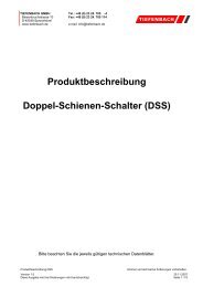 Produktbeschreibung Doppel-Schienen-Schalter (DSS)