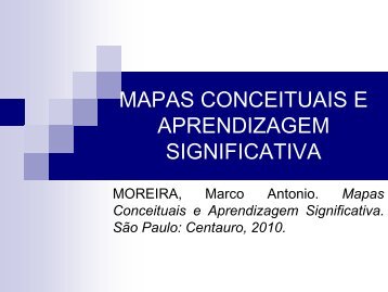 MAPAS CONCEITUAIS E APRENDIZAGEM SIGNIFICATIVA