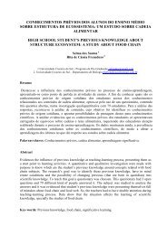 conhecimentos prévios dos alunos do ensino médio ... - NUTES/UFRJ