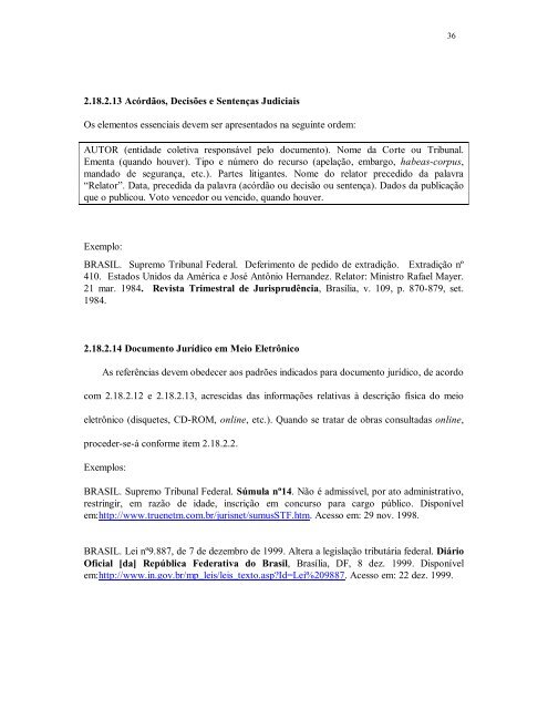 NORMAS PARA ELABORAÇÃO DE RELATÓRIO ... - CAL - UFSC