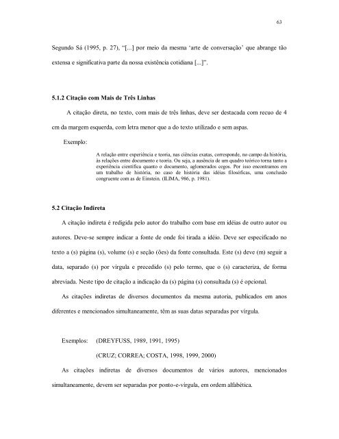 NORMAS PARA ELABORAÇÃO DE RELATÓRIO ... - CAL - UFSC