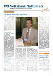 Ausgabe 03/2005 - Volksbank Nottuln eG