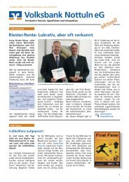 Ausgabe 04/2005 - Volksbank Nottuln eG