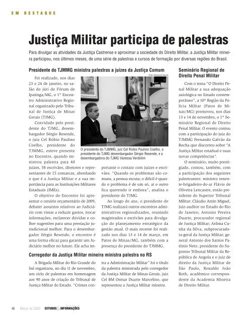 24 - Tribunal de Justiça Militar do Estado de Minas Gerais