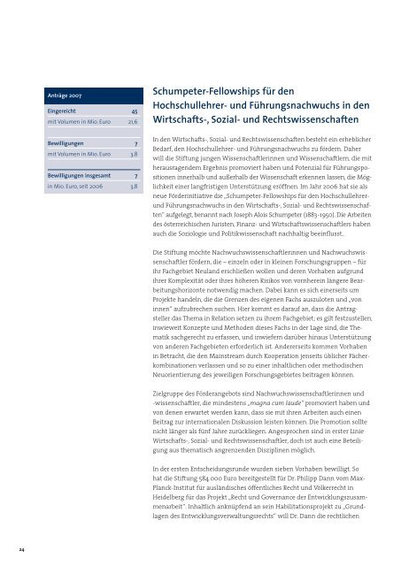 Neue Bewilligungen - VolkswagenStiftung : Seite nicht gefunden