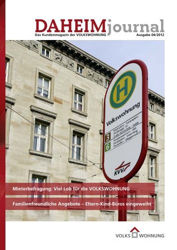 DAHEIMjournal als PDF - Volkswohnung