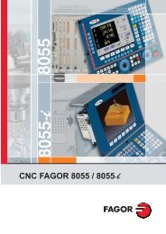 FAGOR 8055 / 8055i - Volz Maschinenhandel GmbH & Co. KG