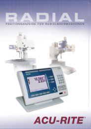 acu-rite radial (pdf) - Volz Maschinenhandel GmbH & Co. KG