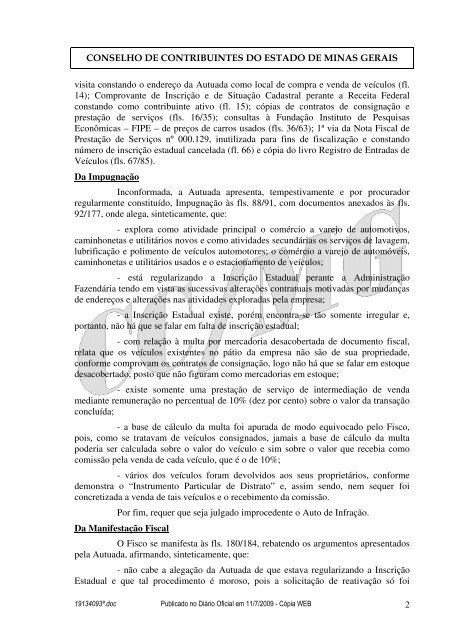 Microsoft Word - 19134093\252.doc - Secretaria de Estado de ...