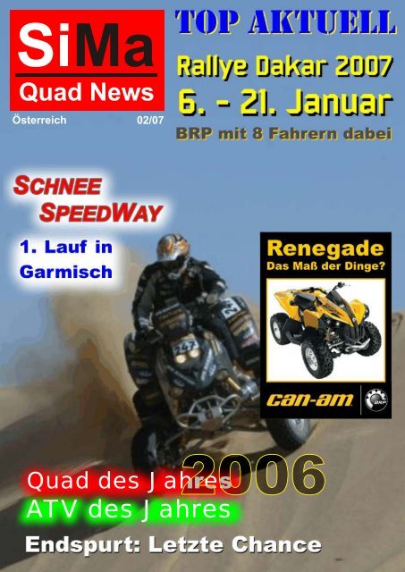 Quad & ATV des Jahres - VONBLON MASCHINEN GMBH
