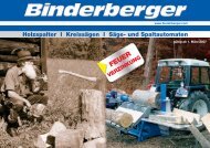 Holzspalter l Kreissägen l Säge- und Spaltautomaten - VONBLON ...