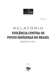 Relatório - Violência contra os povos indígenas no Brasil - Cimi