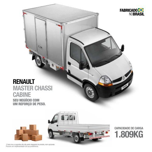RENAULT MASTER CHASSI CABINE - Renault do Brasil