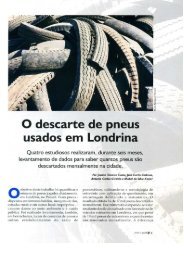 Descarte de pneus usados em Londrina - ABLP