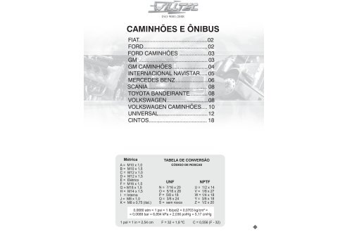 catalogo caminhoes 2011. fina... - Willtec