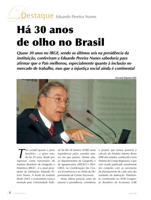 Revista O Economista Nº 17 - Julho de 2009 - corecon - sp