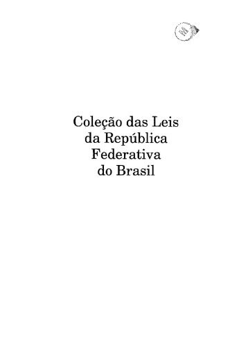 Coleção das Leis da República Federativa do Brasil