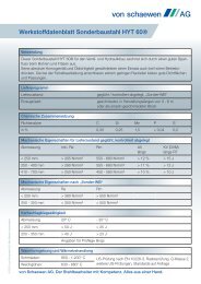 Werkstoffdatenblatt Sonderbaustahl HYT 60® - von Schaewen AG