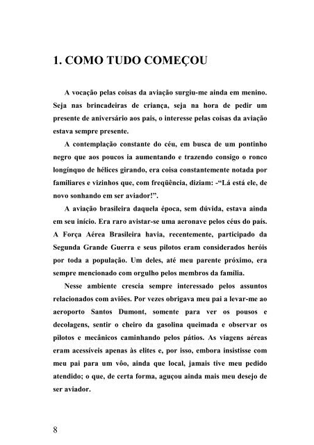 MEMÓRIAS DE UM EX-CADETE DA AERONÁUTICA - ReservAer