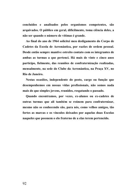 MEMÓRIAS DE UM EX-CADETE DA AERONÁUTICA - ReservAer