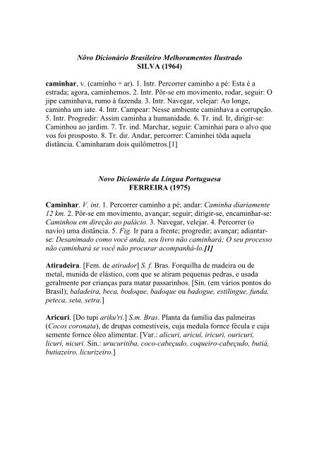 Coleção de vocábulos e frases usados na Província de São Pedro ...