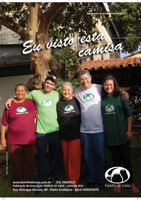 Revista Eu Visto esta Camisa - Família de Caná