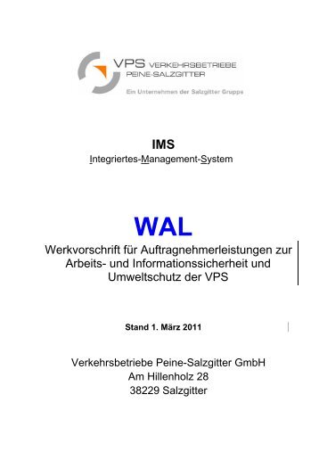 Download als .pdf - VPS-Bahn VPS Verkehrsbetriebe Peine-Salzgitter